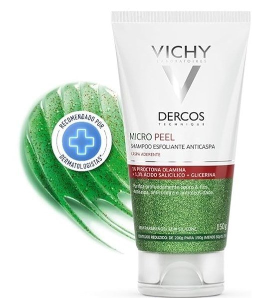Shampoo Esfoliante Anticaspa Dercos MicroPeel 250ml - Imagem 4