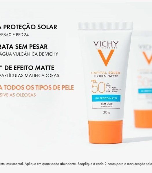 Protetor Solar Facial Hydra-matte FPS50 40g - Imagem 6
